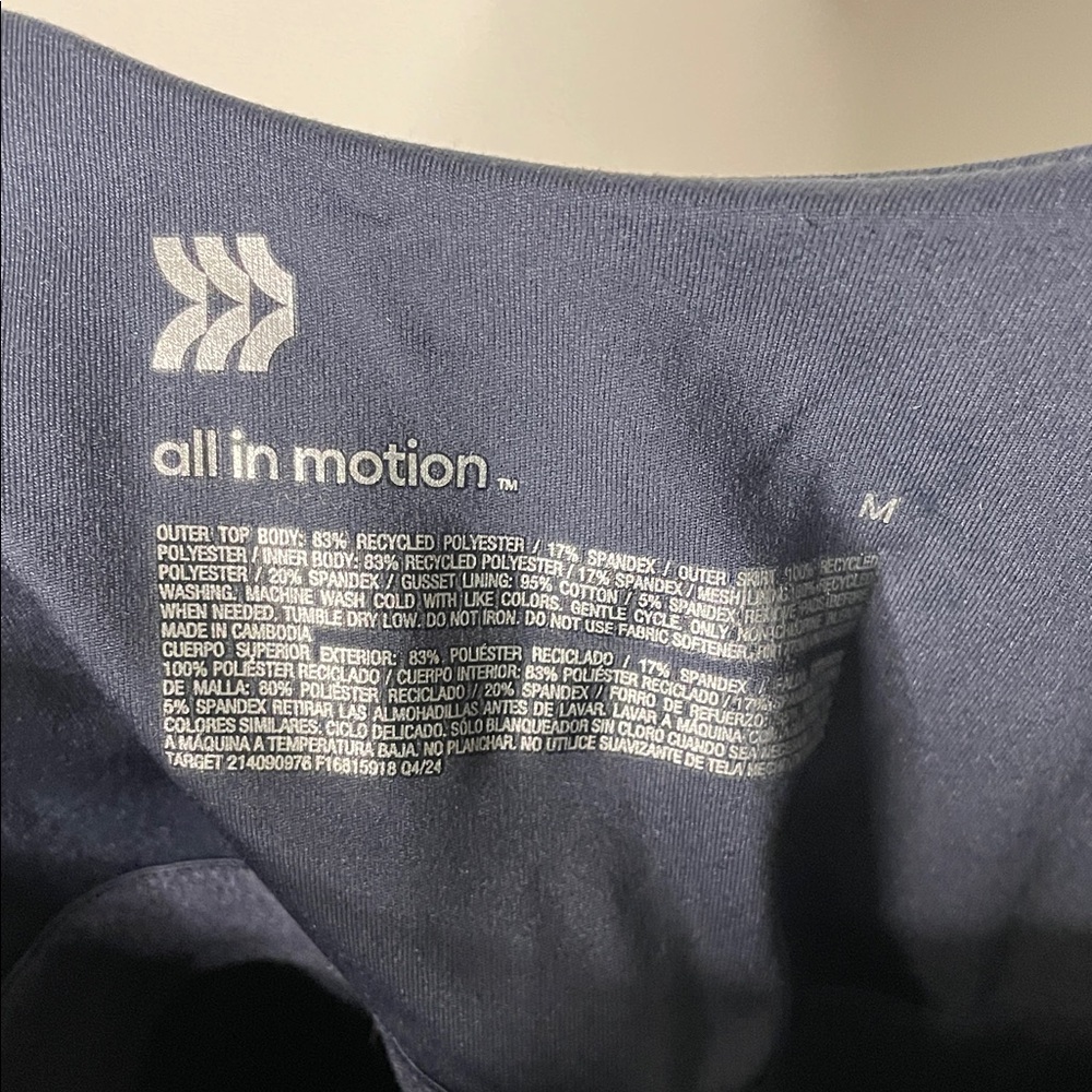 All in Motion Dark Blue Tennis Pleated Mini Dress - Picture 2 of 10